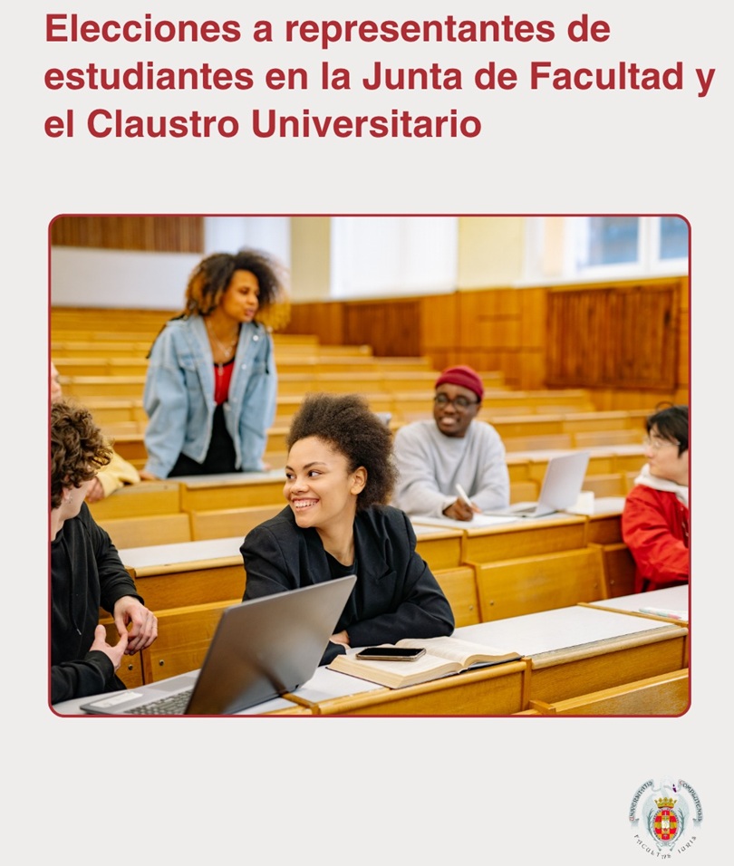 Elecciones a representates de estudiantes para Claustro y Junta de Facultad 2026: Actividades informativas 13 abril 2026 